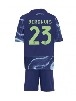 Ajax Steven Berghuis #23 Replika Borta Kläder Barn 2025-26 Kortärmad (+ byxor)